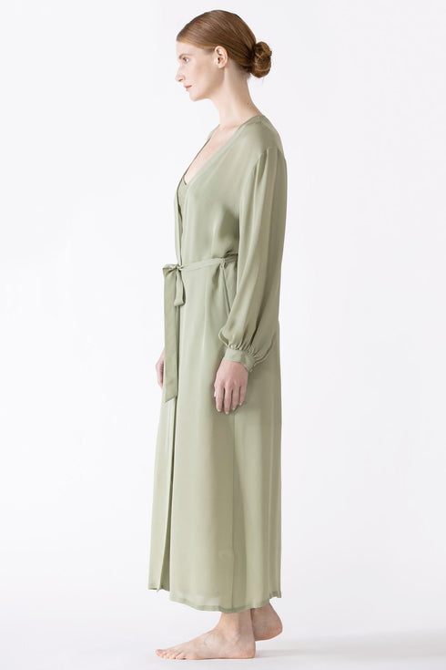 Nk Imode Dhalia Bliss Silk Long Robe